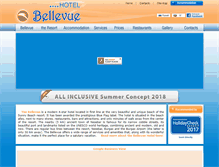 Tablet Screenshot of hotelbellevue-bg.com
